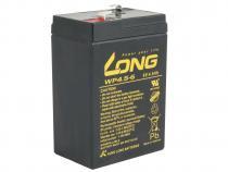 Zvi obrzok LONG baterie 6V 4,5Ah F1 (WP4.5-6) - UPS, EZS, EPS