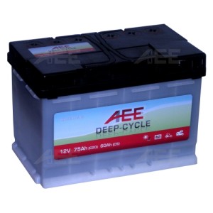 Zvi obrzok AEE DEEP-CYCLE 12V 75Ah - VPNIKOV akumultory