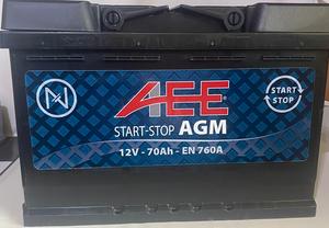 Zvi obrzok AEE Start & Stop AGM 12V70Ah 760A - Autobaterie pre systm START - STOP