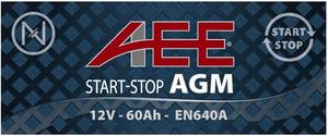 Zvi obrzok AEE Start & Stop AGM 12V60Ah 640A - AEE SILVER