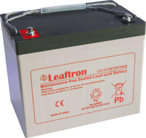 Zvi obrzok Leaftron LTC 12-75 - AGM akumultory